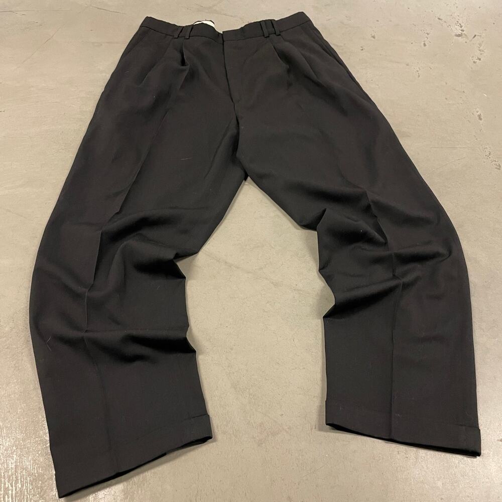 vintage black dockers baggy dress pants 36x32